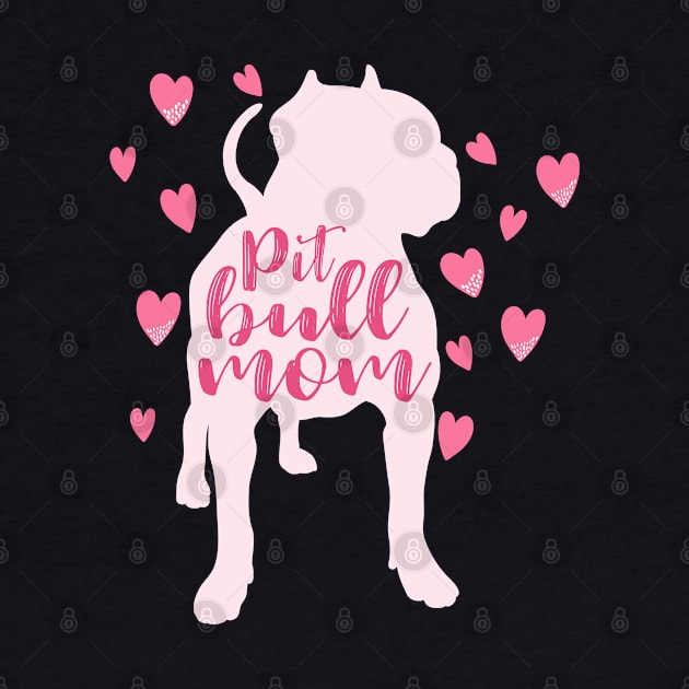 Pitbull Mom by PrettyPittieShop